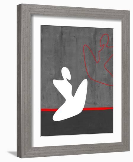 White Girl-NaxArt-Framed Art Print