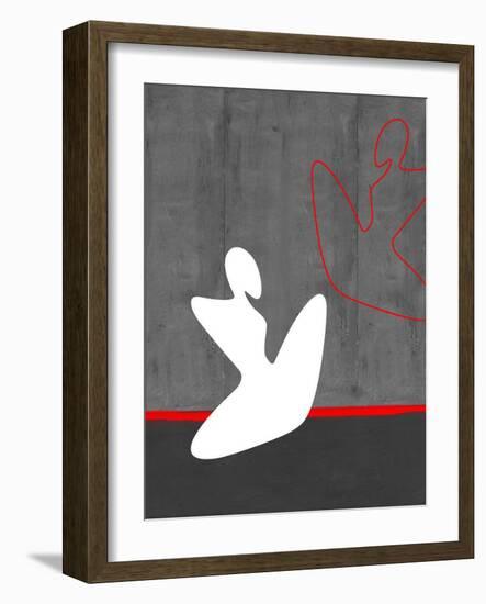 White Girl-NaxArt-Framed Art Print