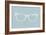 White Glasses-NaxArt-Framed Art Print