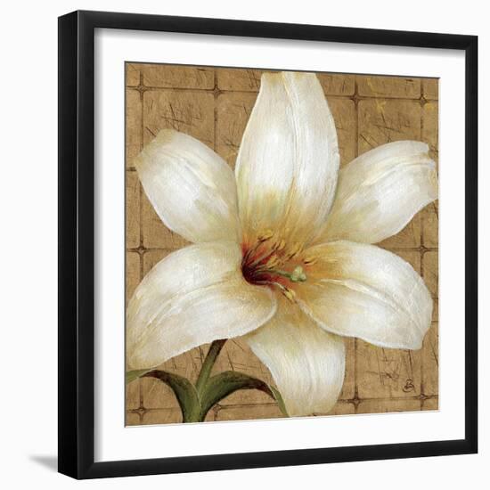 White Gold I-Daphne Brissonnet-Framed Art Print