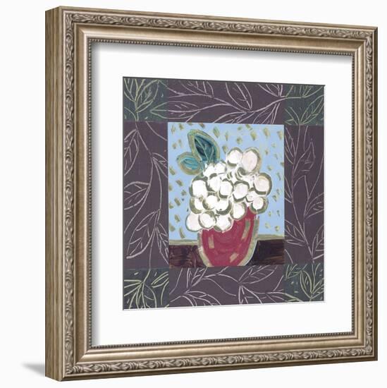 White Grapes-James Hussey-Framed Art Print