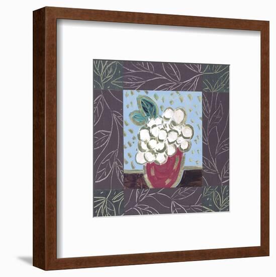 White Grapes-James Hussey-Framed Art Print