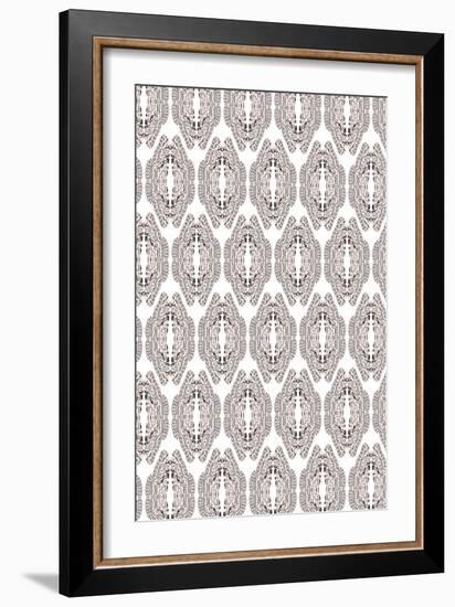 White & Graphite-Belen Mena-Framed Giclee Print