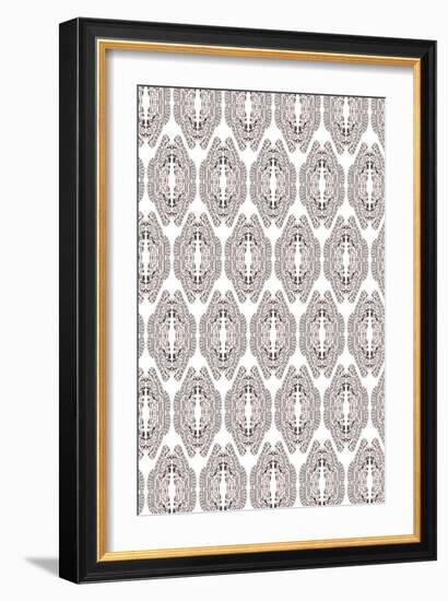 White & Graphite-Belen Mena-Framed Giclee Print