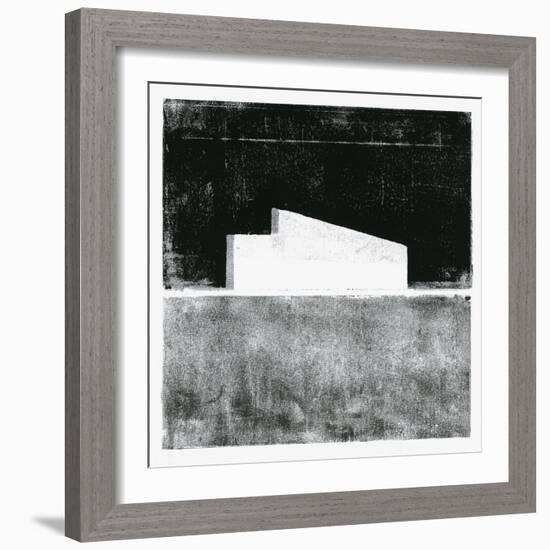 White Harmony II-null-Framed Art Print