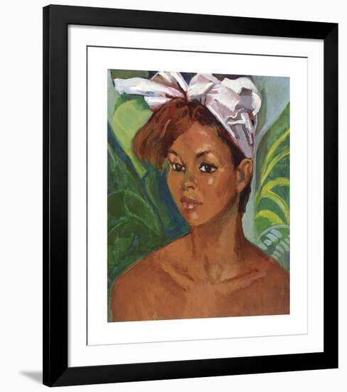 White Head Tie-Boscoe Holder-Framed Premium Giclee Print