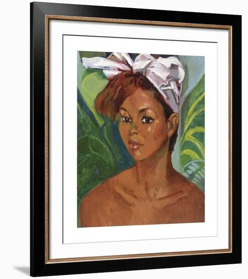 White Head Tie-Boscoe Holder-Framed Premium Giclee Print