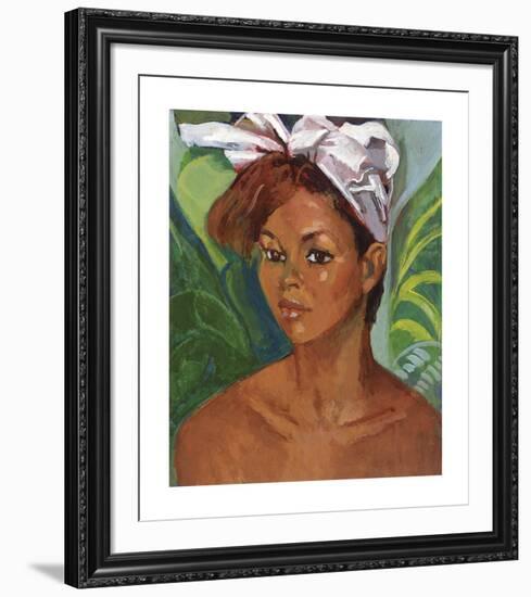 White Head Tie-Boscoe Holder-Framed Premium Giclee Print