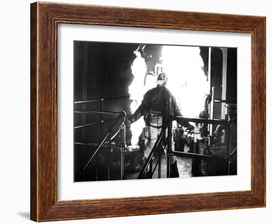 White Heat, James Cagney, 1949-null-Framed Photo