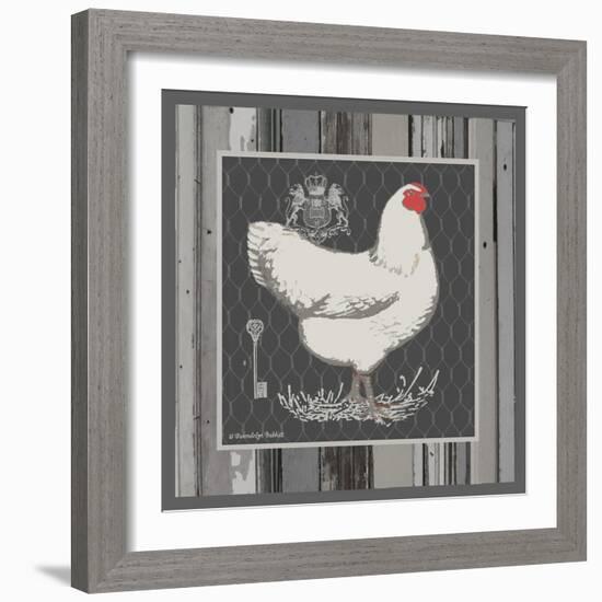 White Hen-Gwendolyn Babbitt-Framed Art Print