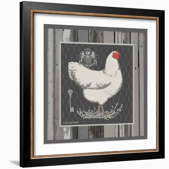 White Hen-Gwendolyn Babbitt-Framed Art Print