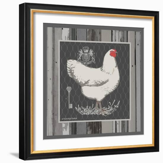 White Hen-Gwendolyn Babbitt-Framed Art Print