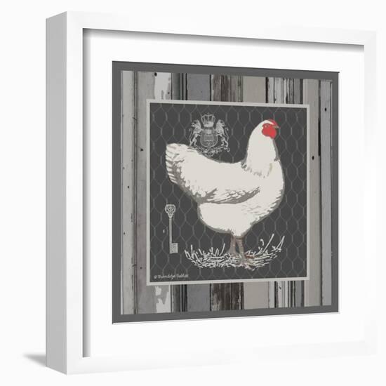 White Hen-Gwendolyn Babbitt-Framed Art Print