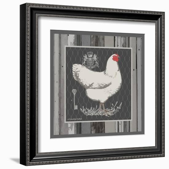 White Hen-Gwendolyn Babbitt-Framed Art Print