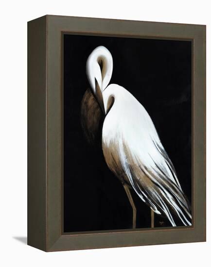 White Heron III-Kari Taylor-Framed Premier Image Canvas