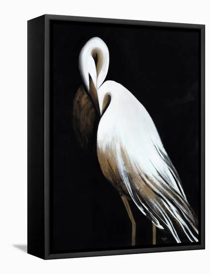White Heron III-Kari Taylor-Framed Premier Image Canvas