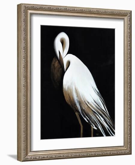 White Heron III-Kari Taylor-Framed Giclee Print