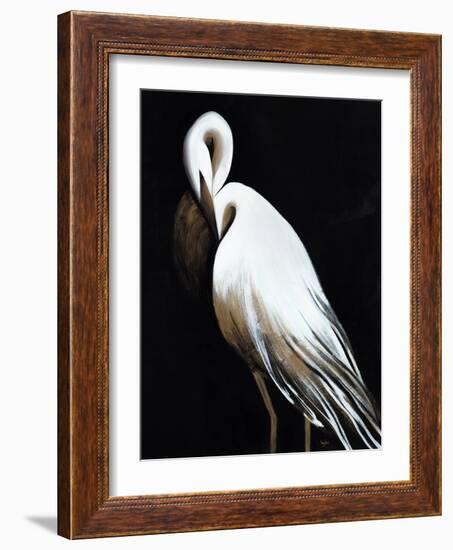 White Heron III-Kari Taylor-Framed Giclee Print