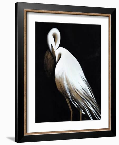 White Heron III-Kari Taylor-Framed Giclee Print