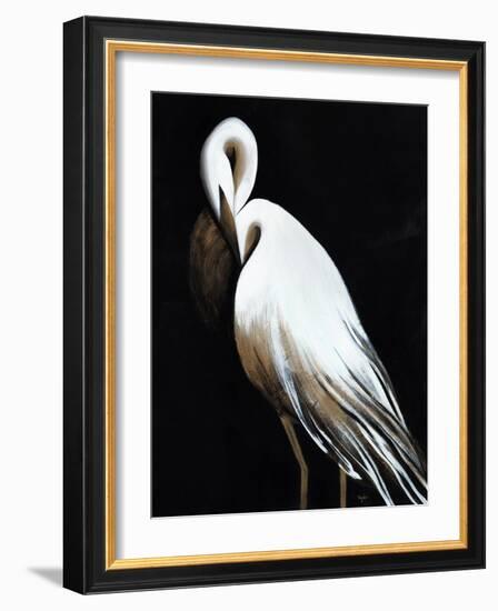 White Heron III-Kari Taylor-Framed Giclee Print