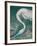 White Heron - Space-Eccentric Accents-Framed Giclee Print