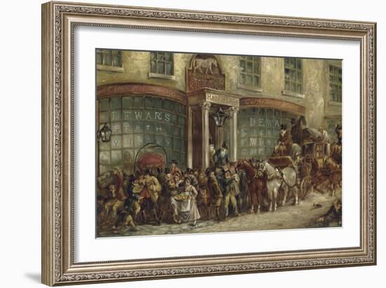 White Horse Cellar Hatchetts, Piccadilly, London-J.C. Maggs-Framed Giclee Print