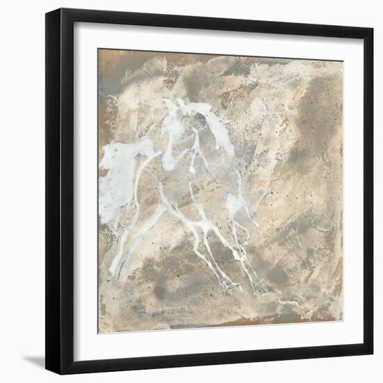 White Horse I-Chris Paschke-Framed Premium Giclee Print