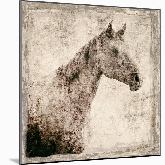 White Horse I-Irena Orlov-Mounted Art Print