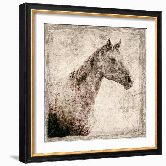 White Horse I-Irena Orlov-Framed Art Print