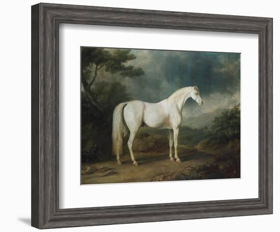 White Horse in a Wooded Landscape, 1791-Sawrey Gilpin-Framed Giclee Print