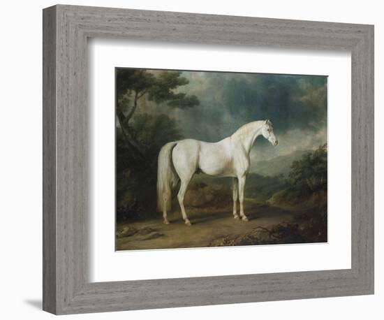 White Horse in a Wooded Landscape, 1791-Sawrey Gilpin-Framed Giclee Print