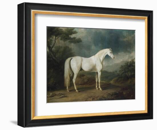 White Horse in a Wooded Landscape, 1791-Sawrey Gilpin-Framed Giclee Print