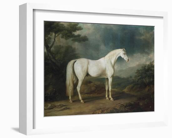 White Horse in a Wooded Landscape, 1791-Sawrey Gilpin-Framed Giclee Print