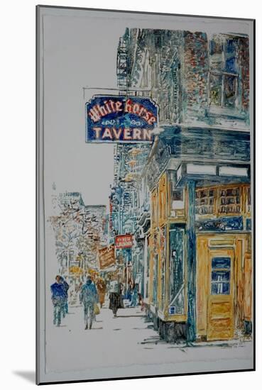 White Horse Tavern, West Village,1996-Anthony Butera-Mounted Giclee Print
