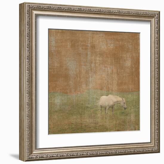 White Horse-Erin Clark-Framed Giclee Print