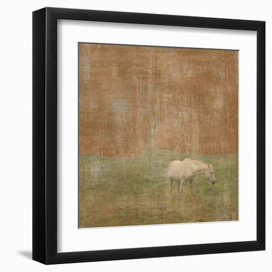 White Horse-Erin Clark-Framed Giclee Print