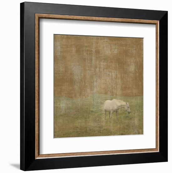 White Horse-Erin Clark-Framed Art Print