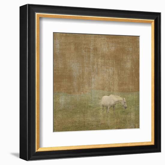 White Horse-Erin Clark-Framed Art Print