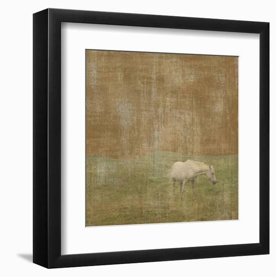 White Horse-Erin Clark-Framed Art Print