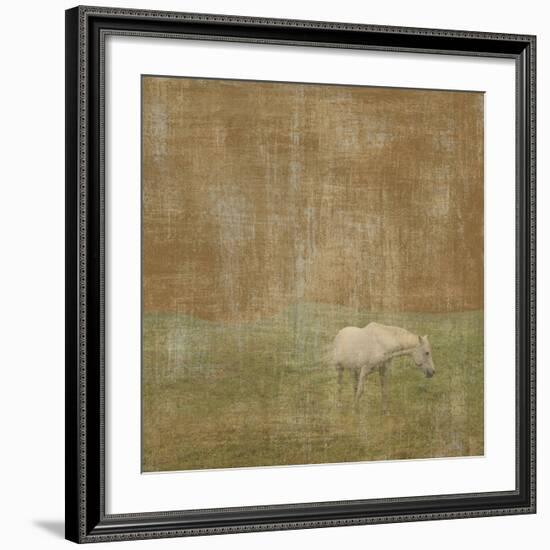 White Horse-Erin Clark-Framed Art Print