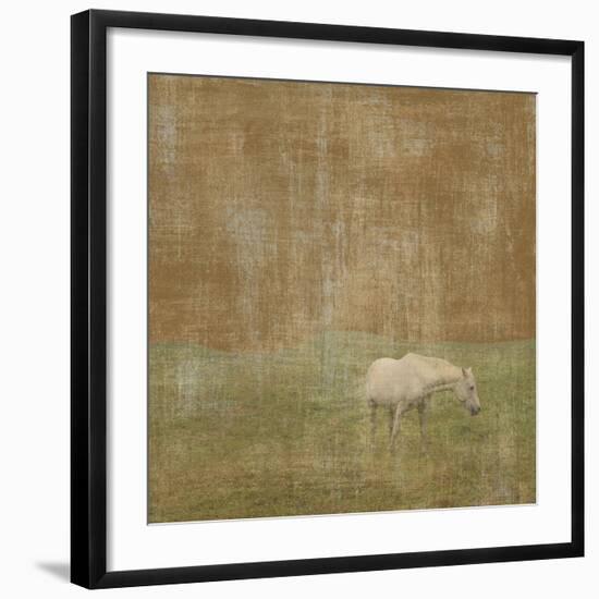 White Horse-Erin Clark-Framed Art Print