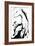 White Horse-Rabi Khan-Framed Art Print