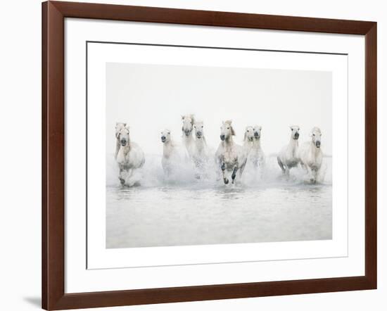 White Horses I-Irene Suchocki-Framed Art Print