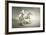 White Horses-varijanta-Framed Art Print