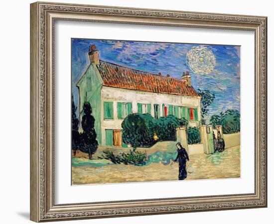 White House at Night, 1890-Vincent van Gogh-Framed Giclee Print