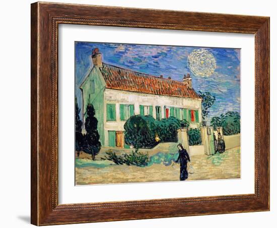 White House at Night, 1890-Vincent van Gogh-Framed Giclee Print