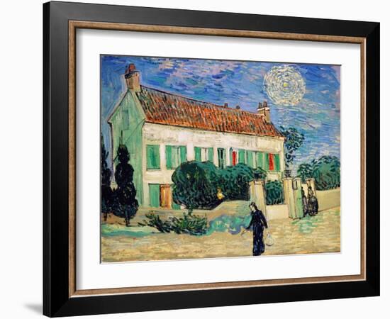 White House at Night, 1890-Vincent van Gogh-Framed Giclee Print