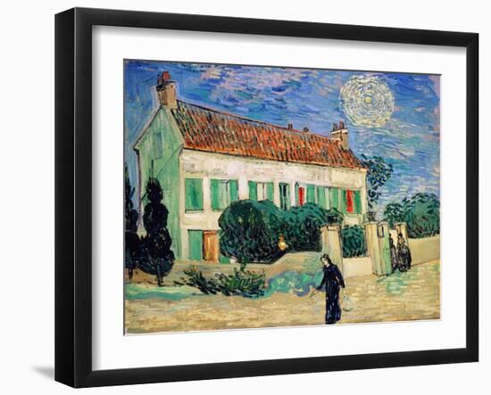 White House at Night, 1890-Vincent van Gogh-Framed Giclee Print