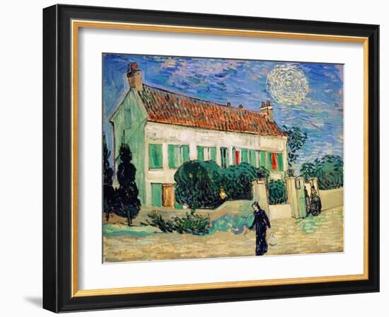 White House at Night, 1890-Vincent van Gogh-Framed Giclee Print