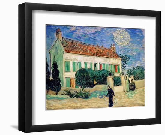 White House at Night, 1890-Vincent van Gogh-Framed Giclee Print